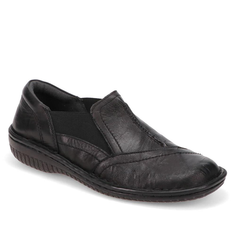 Elasticated Leather Slip-Ons - HAK38029 / 324 707