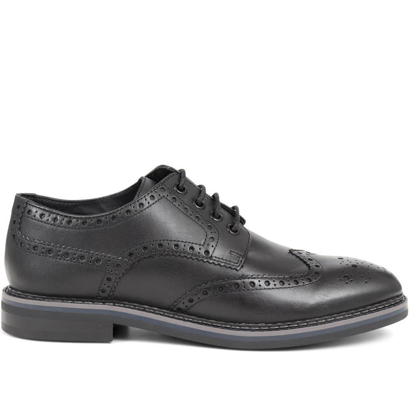 Leather Brogue Shoes - GOPI38001 / 324 128