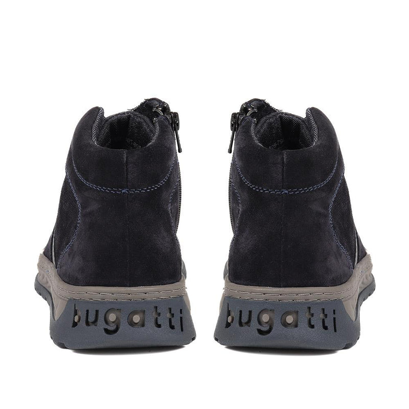 Suede Lace-Up Ankle Boots - BUG38504 / 324 037