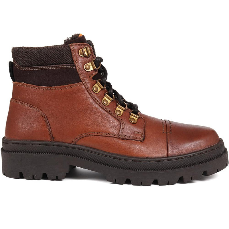 Leather Lace-Up Boots - TEJ38023 / 324 282