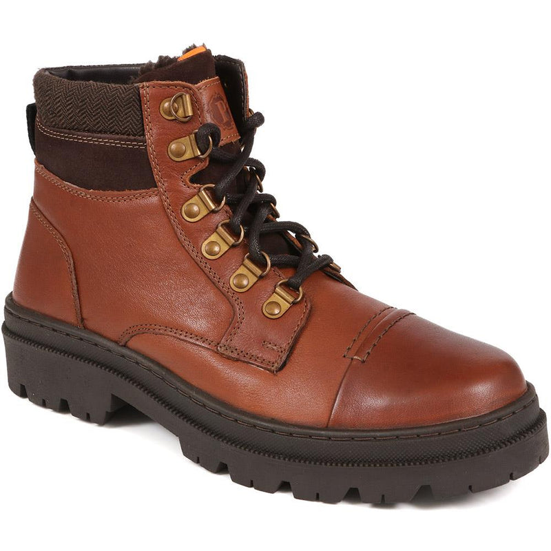 Leather Lace-Up Boots - TEJ38023 / 324 282