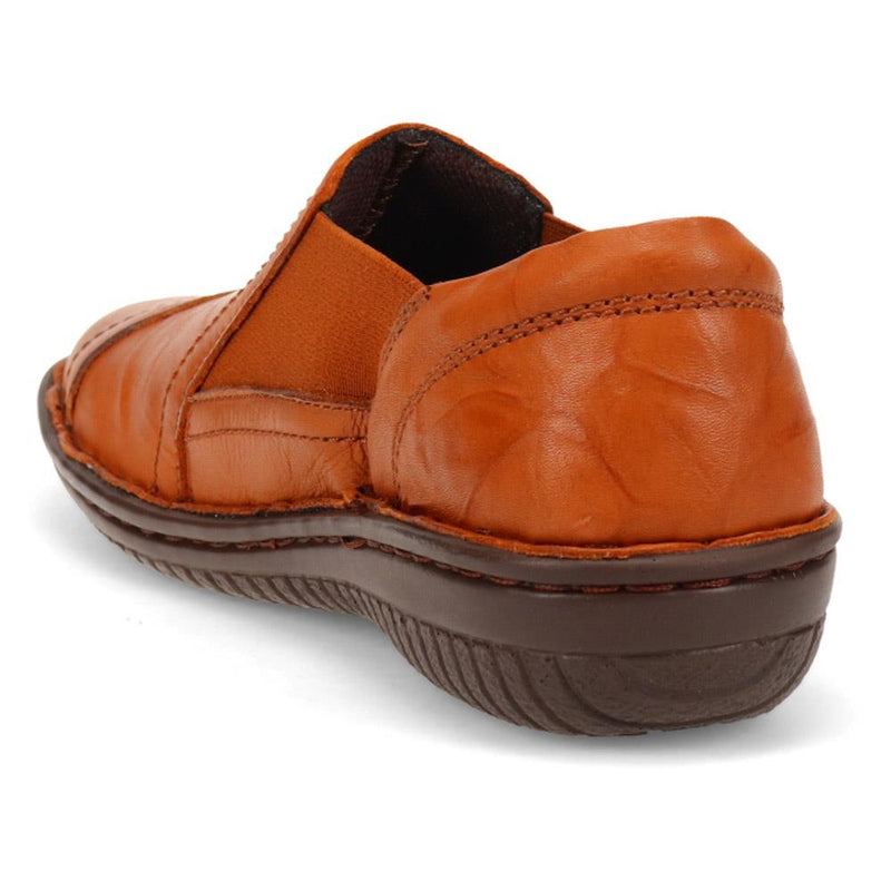 Elasticated Leather Slip-Ons - HAK38029 / 324 707