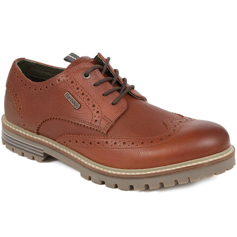 Marble Barbour Leather Brogues - BARBR38506 / 324 446