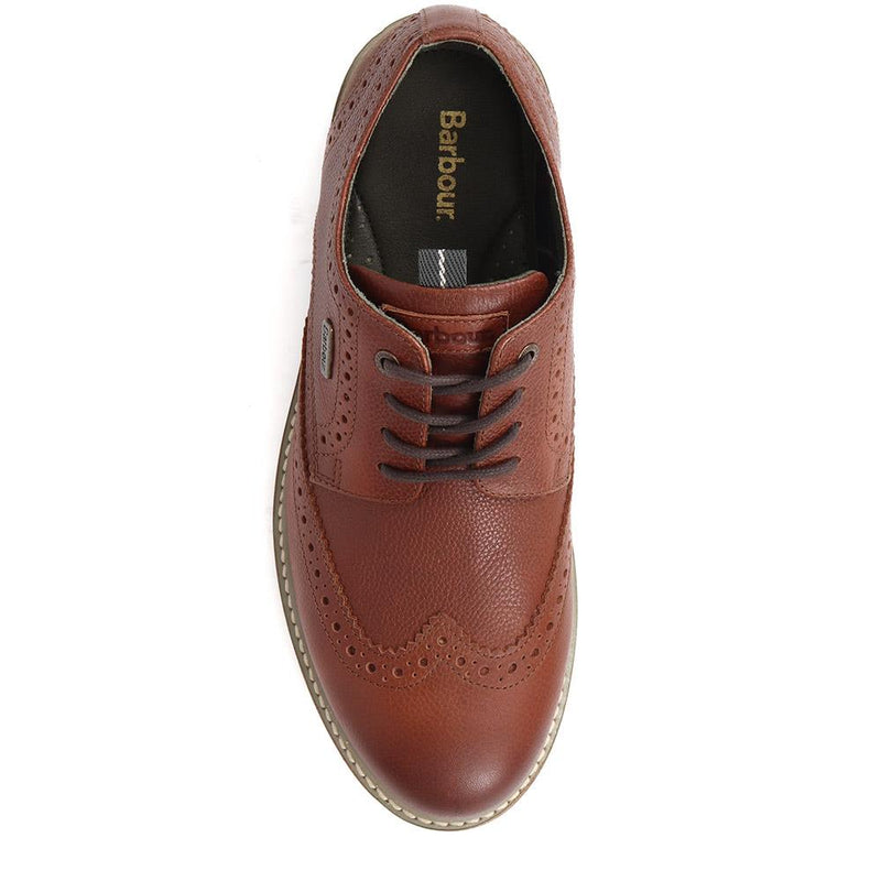 Marble Barbour Leather Brogues - BARBR38506 / 324 446