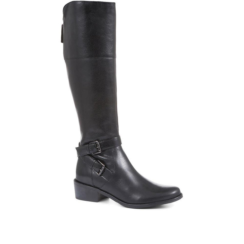 Phoebe Slim Calf Fit Leather Knee High Boots - PHOEBES / 26334286