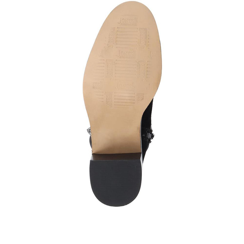 LisabetLeather Buckle Strap Ankle Boots - LISABET / 324 249
