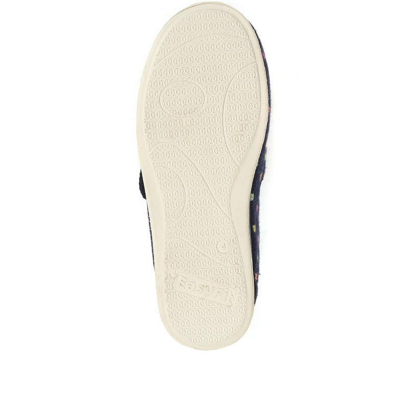 Extra Wide Fit Touch Fasten Slippers - ANA / 320 260