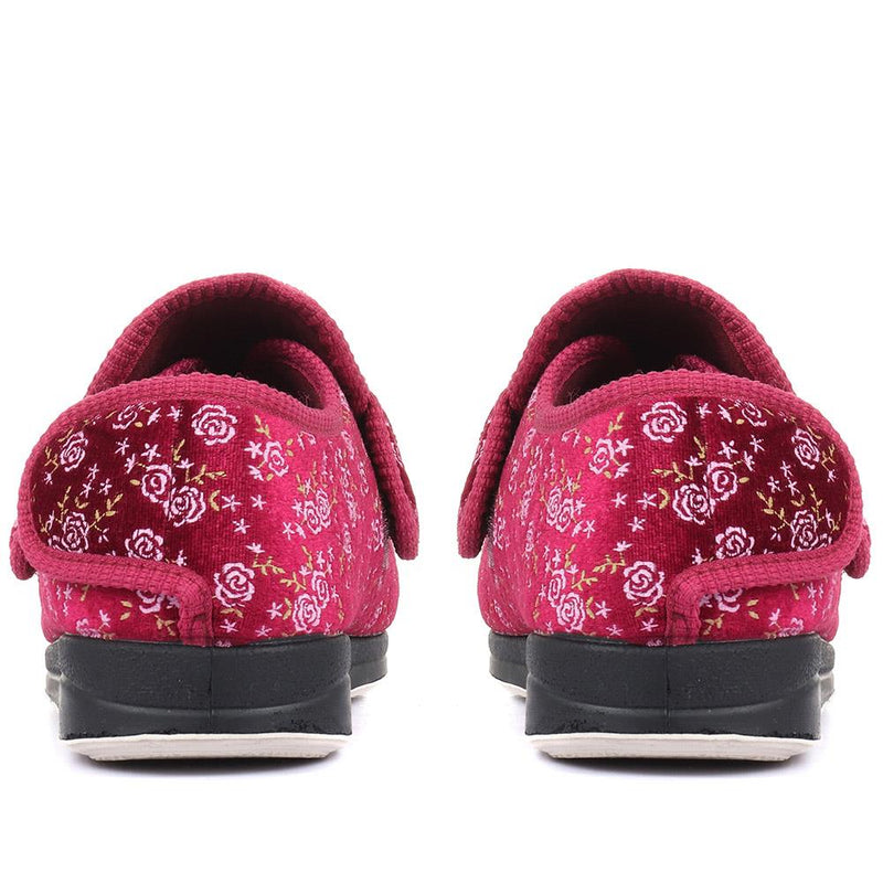 Extra Wide Fit Adjustable Slippers - CATHRINE / 320 261