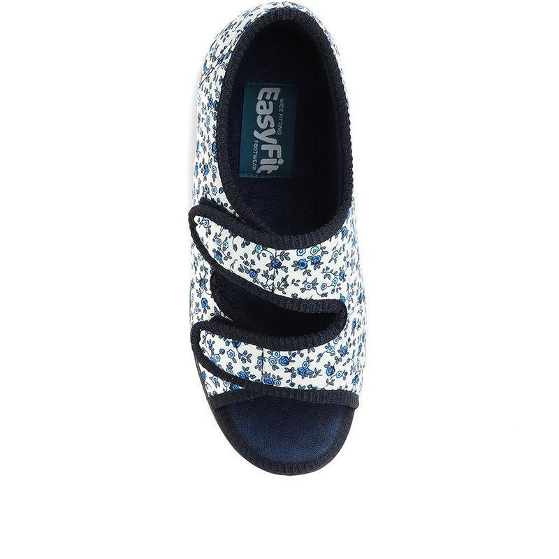 Extra Wide Fit Fully Adjustable Slippers - BETINA / 321 651