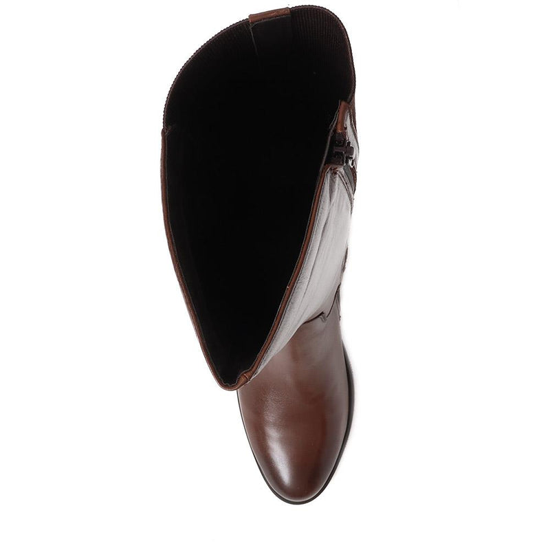 Serina Leather Calf Boots - SERINA / 324 338