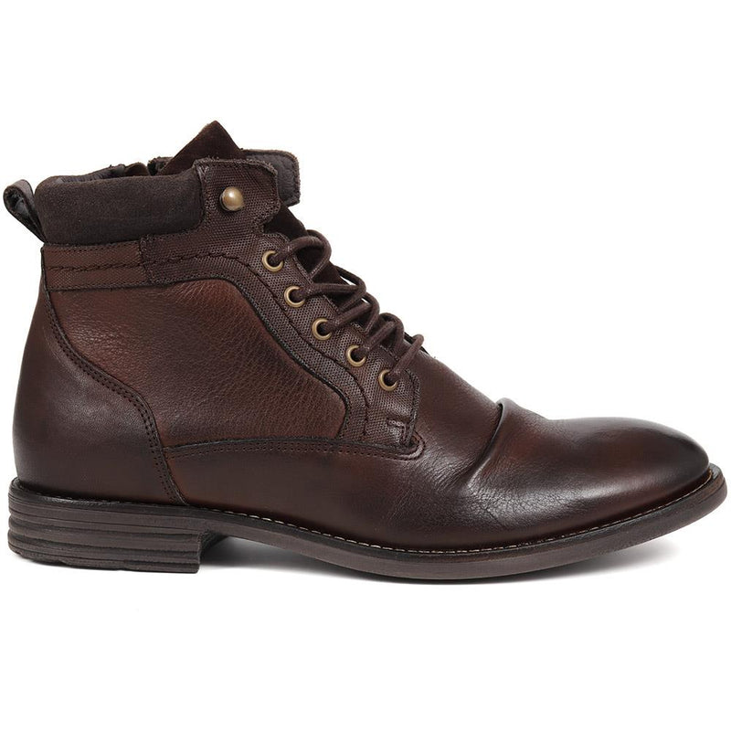 Docklands Leather Lace-Up Boots - DOCKLANDS / 321 008