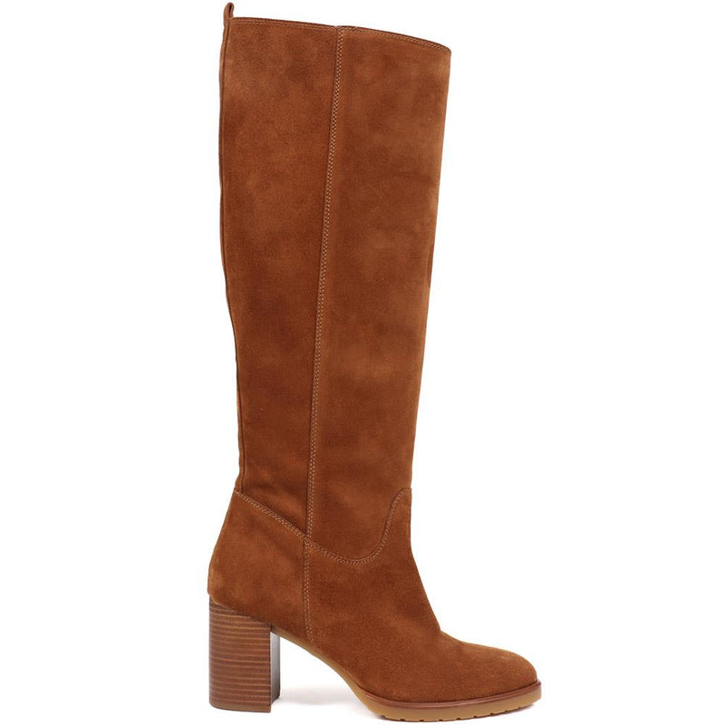 Iona Slouch Suede Knee Boots - IONA / 319 234