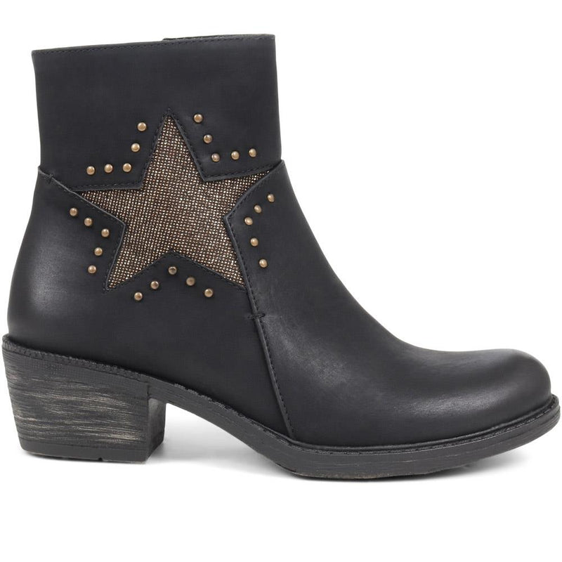 Star Detail Ankle Boots - BELPINYI38007 / 324 199