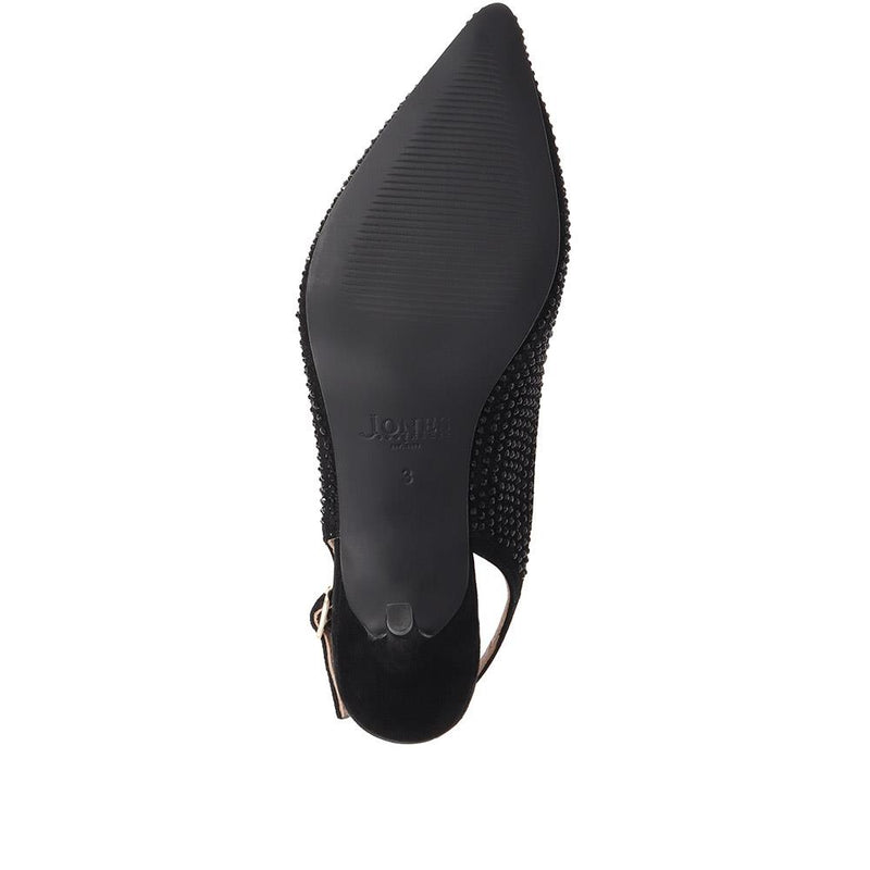 Jewelled Slingback Stiletto Heels - KAMALIA / 324 331