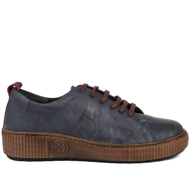 Leather Lace Up Shoes - HAK38021 / 324 723