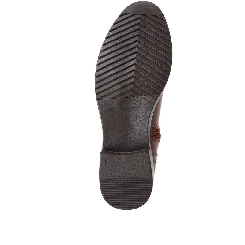 Knee High Flat Boots - PLAN38013 / 324 102