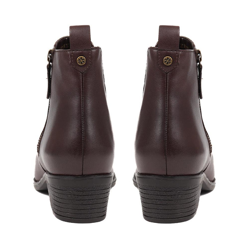 Leather Heeled Chelsea Boots - GUP38500 / 324 315