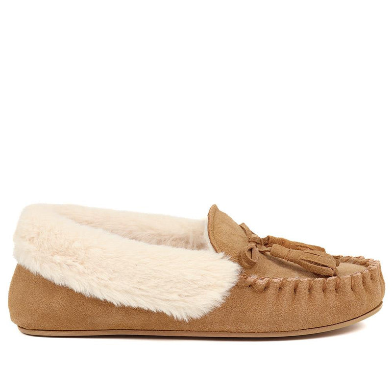 Suede Moccasin Slippers - GALOP38017 / 324 491