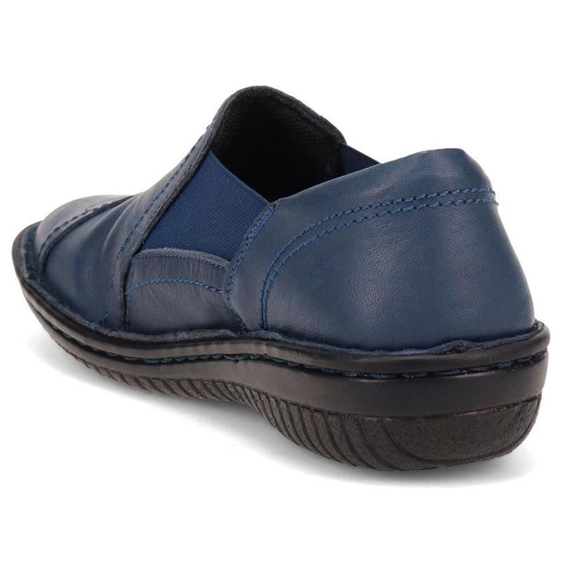 Elasticated Leather Slip Ons - HAK38029 / 324 707