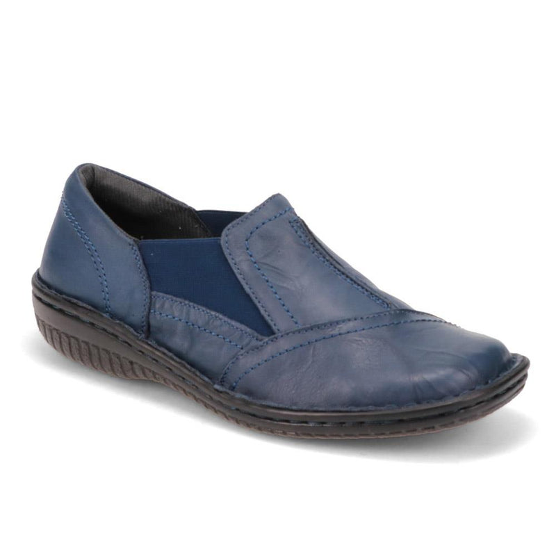 Elasticated Leather Slip-Ons - HAK38029 / 324 707