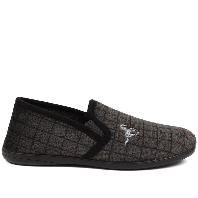 Gents Checkered Full Slippers - KOY38007 / 324 617