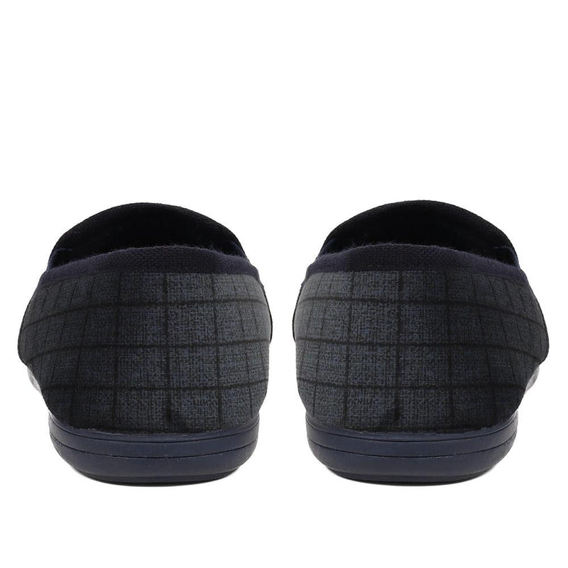 Gents Checkered Full Slippers - KOY38007 / 324 617