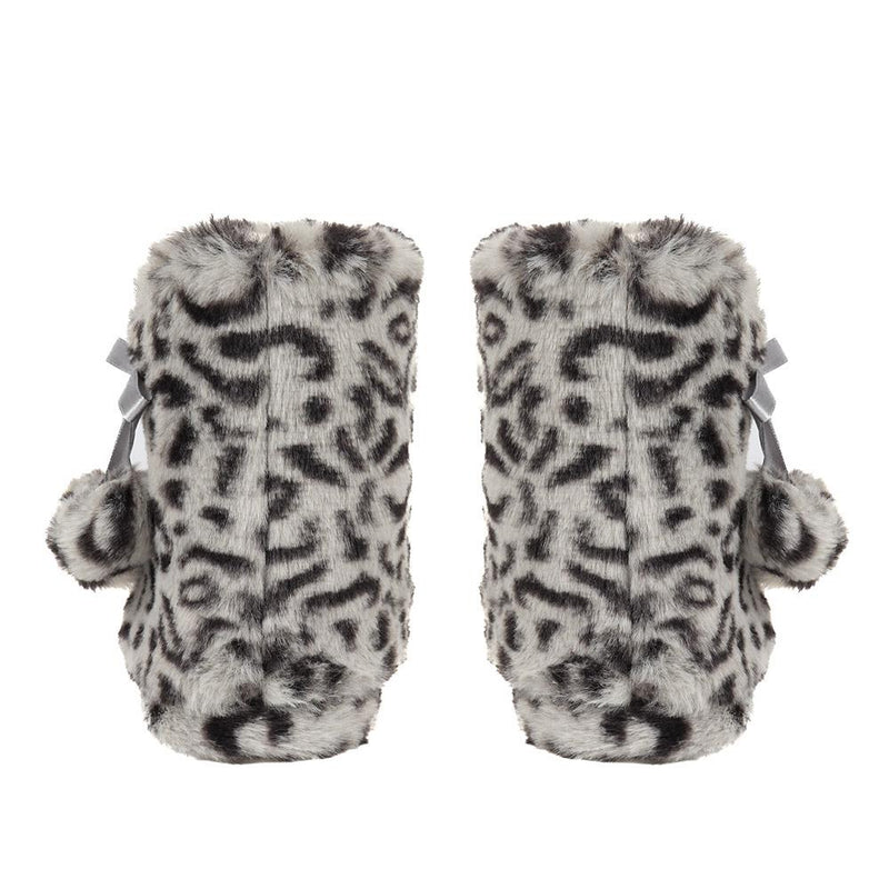 Leopard Faux Fur Slipper Boots - GALOP38015 / 324 483