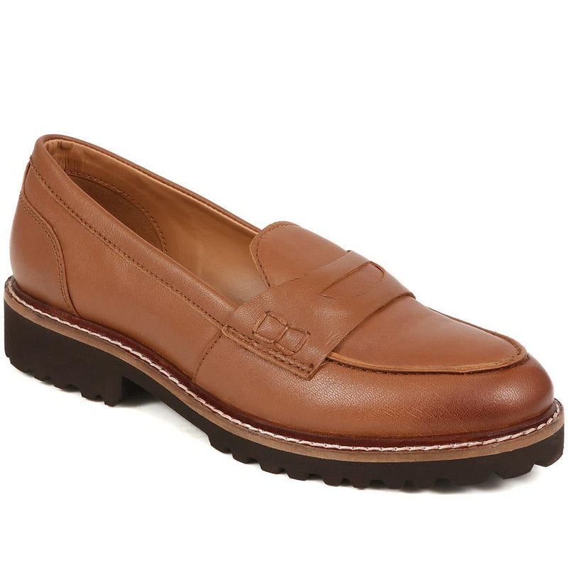 Leather Chunky Sole Loafers - MAGNU38013 / 324 665