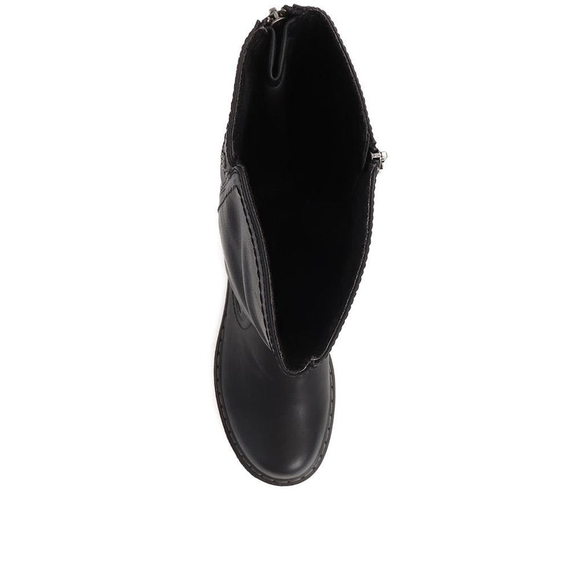 Flat Knee High Boots - CENTR38019 / 324 277