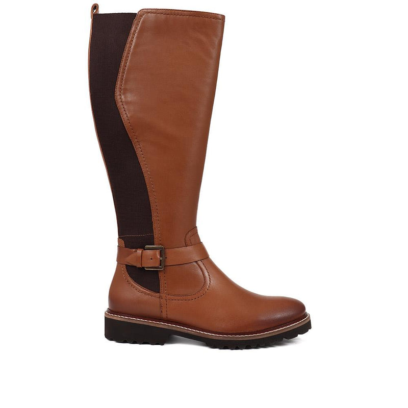 Leather Knee High Boots - MAGNU38015 / 324 705