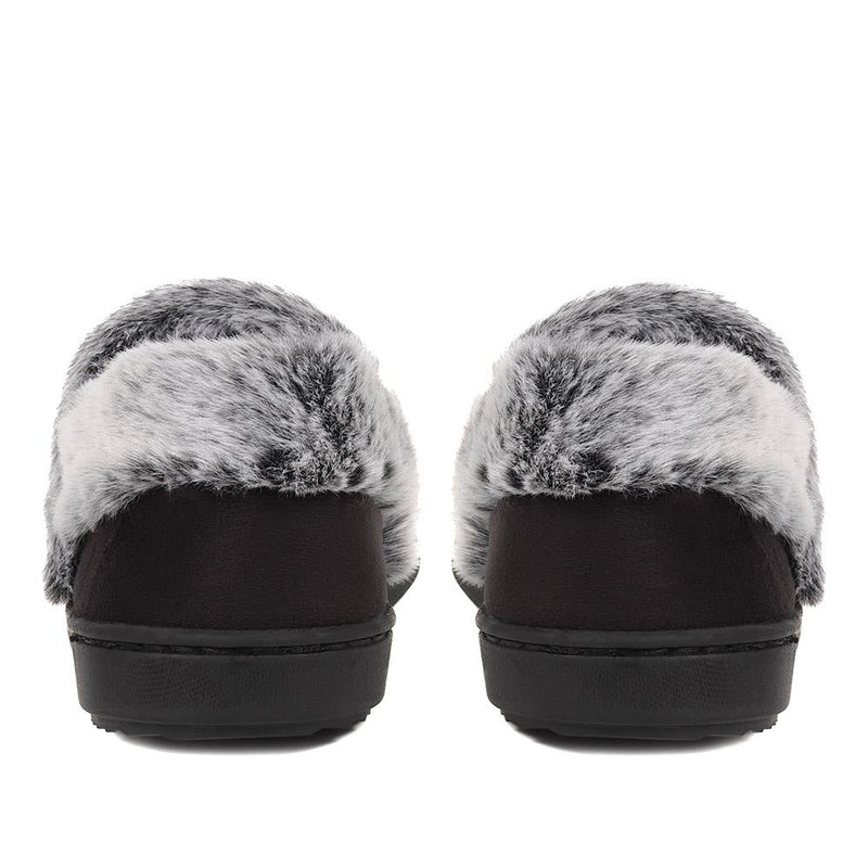 Faux Fur Lined Full Slippers - GALOP38033 / 324 482