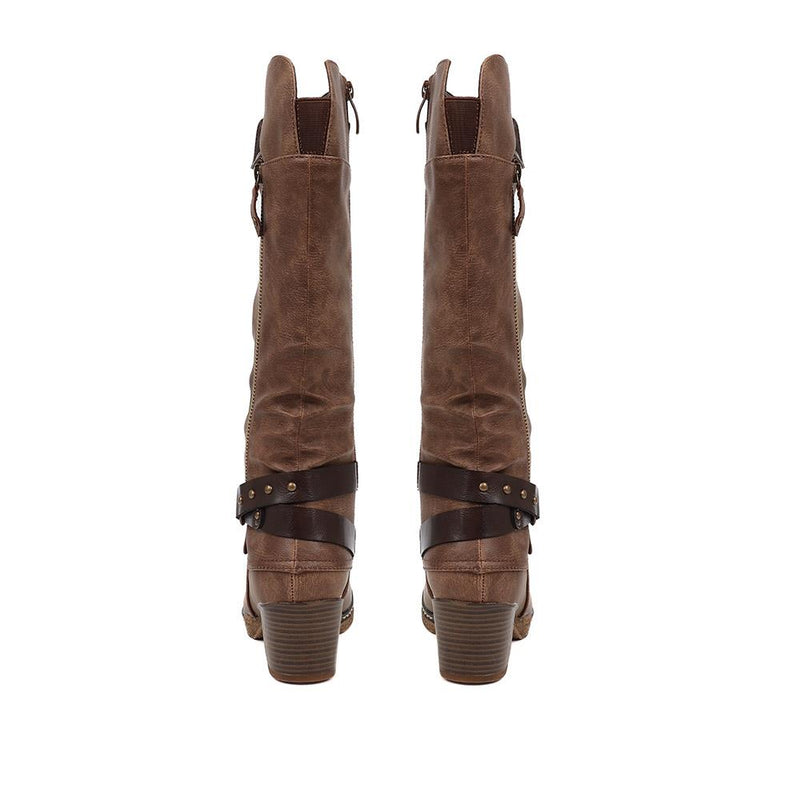 Block-Heeled Long Boots  - WOIL38051 / 324 748