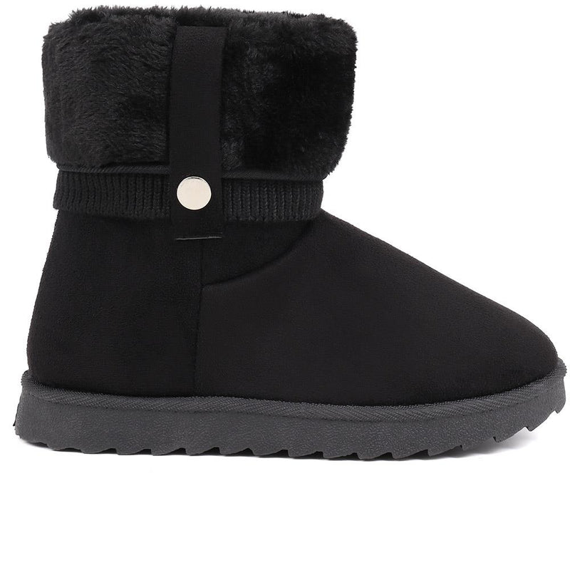 Fleece Lined Soft Ankle Boots - ACADE38007 / 324 548