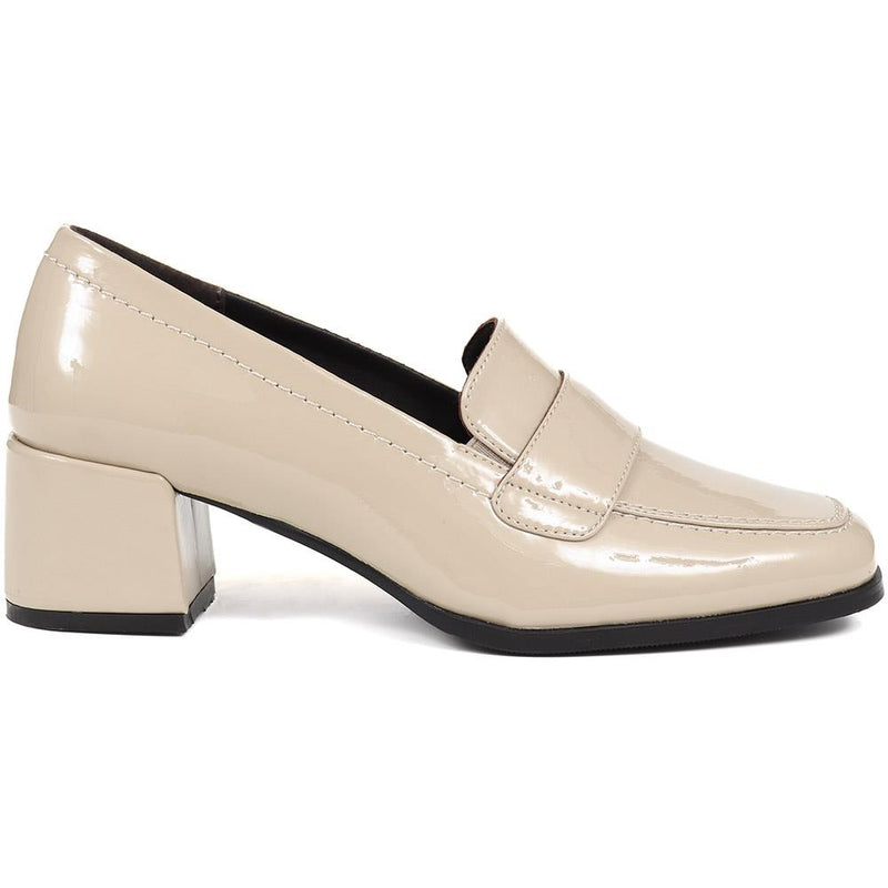 Brielle Patent Leather Heeled Loafers - BRIELLE / 324 701