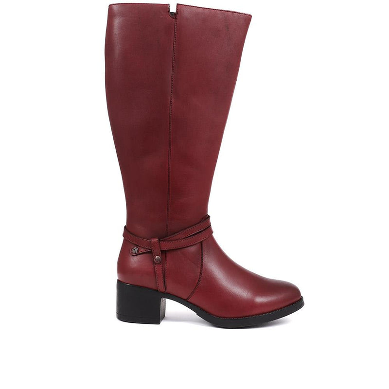 Leather Knee High Boots - HARER38005 / 324 592