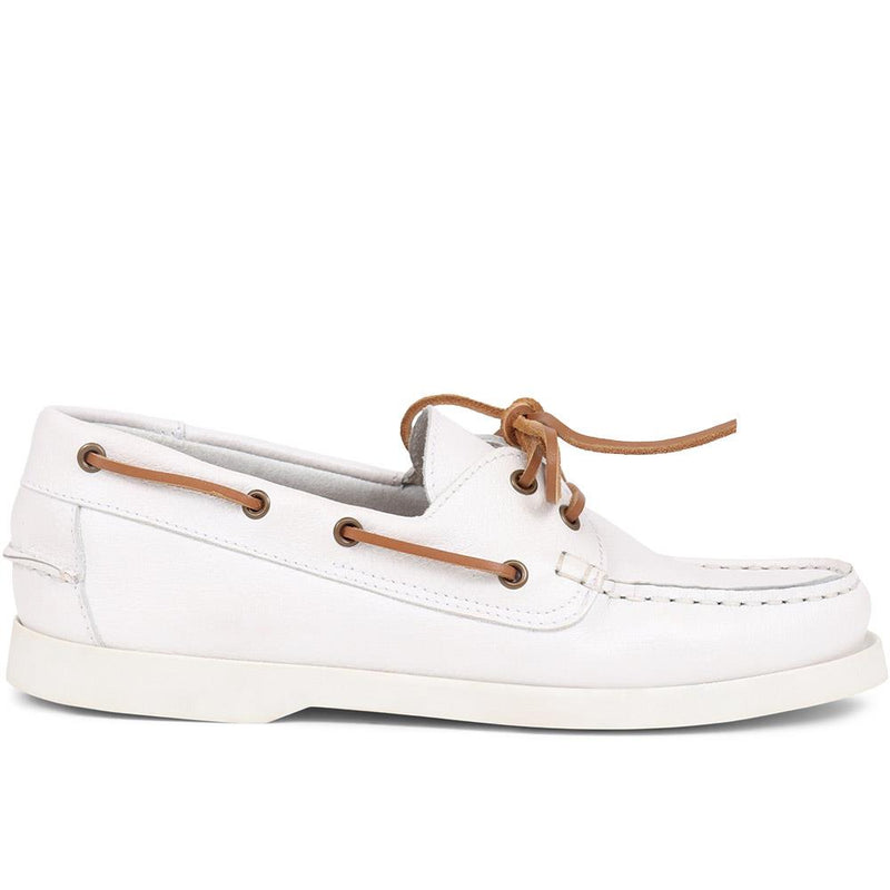 Patrizia Leather Boat Shoes - PATRIZIA / 322 369