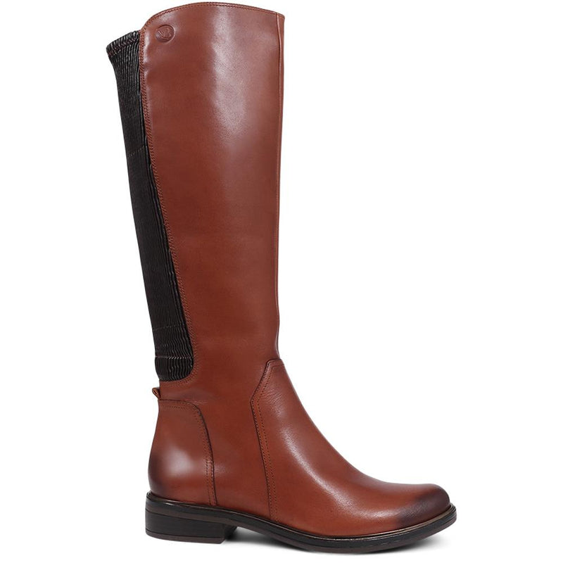 Leather Knee High Boots - CAPRI38505 / 325 551