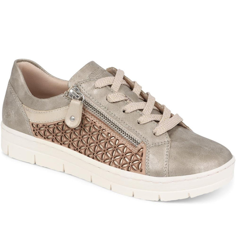 Lace-Up Leather Trainers - DRS39500 / 324 814