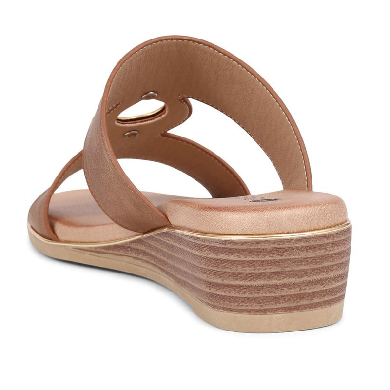 Slip-On Wedge Mule Sandals  - BAIZH39043 / 325 267