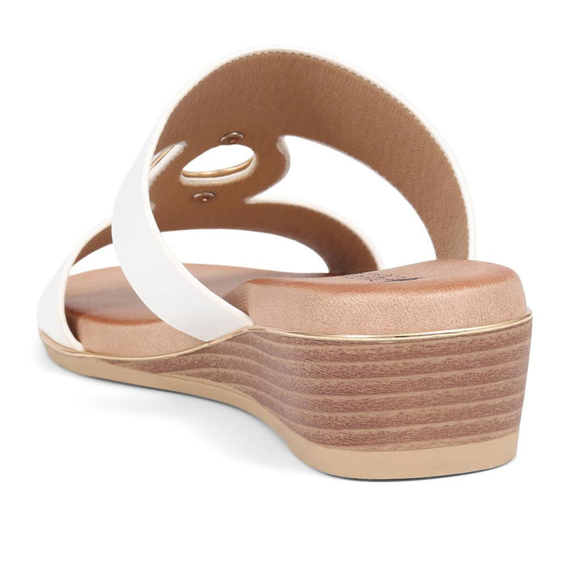 Slip-On Wedge Mule Sandals  - BAIZH39043 / 325 267