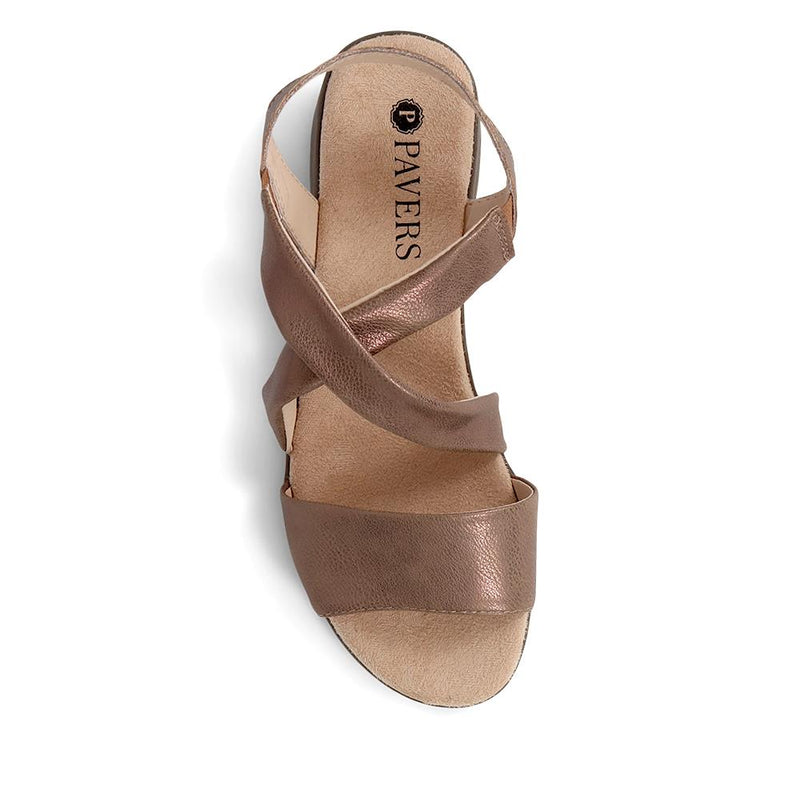 Soft Strap Slip-On Sandals  - WBINS39039 / 325 054