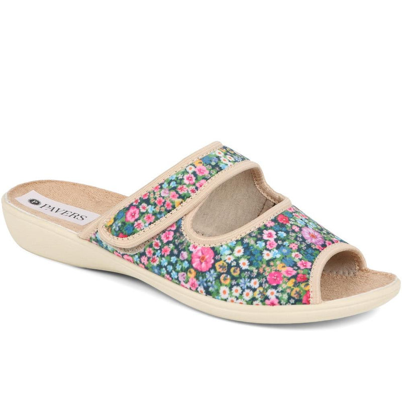 Touch-Fasten Slipper Mules  - ADA39003 / 325 451