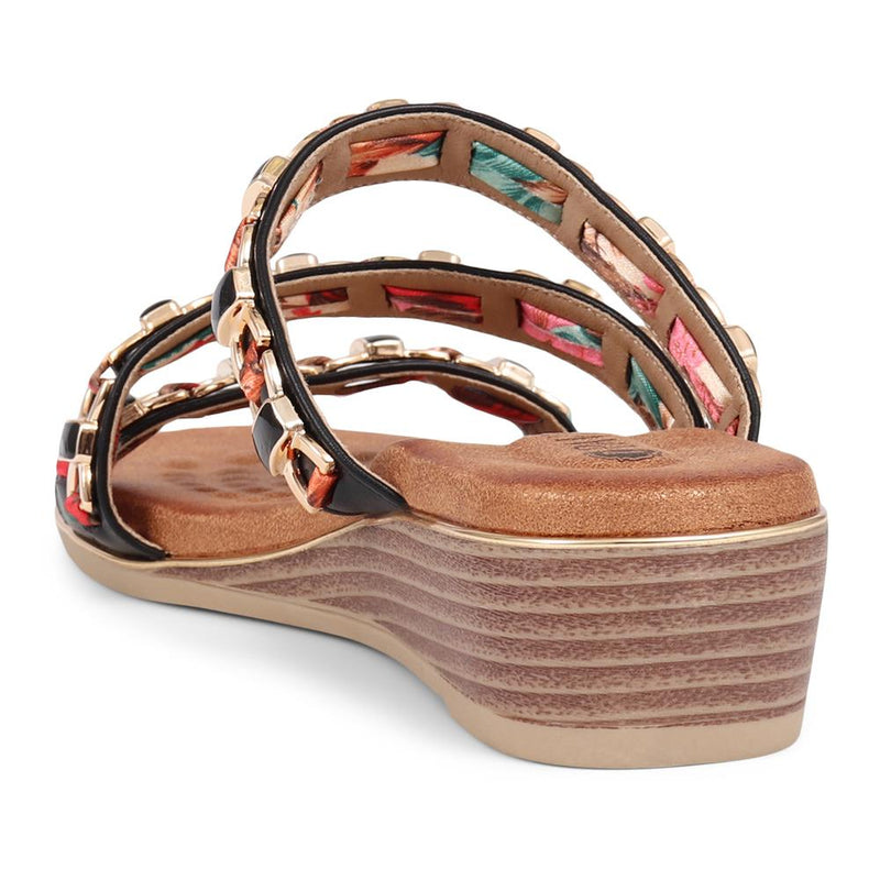 Slip-On Wedge Mule Sandals  - BAIZH39051 / 325 271