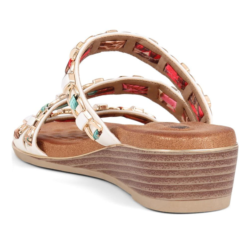 Slip-On Wedge Mule Sandals  - BAIZH39051 / 325 271