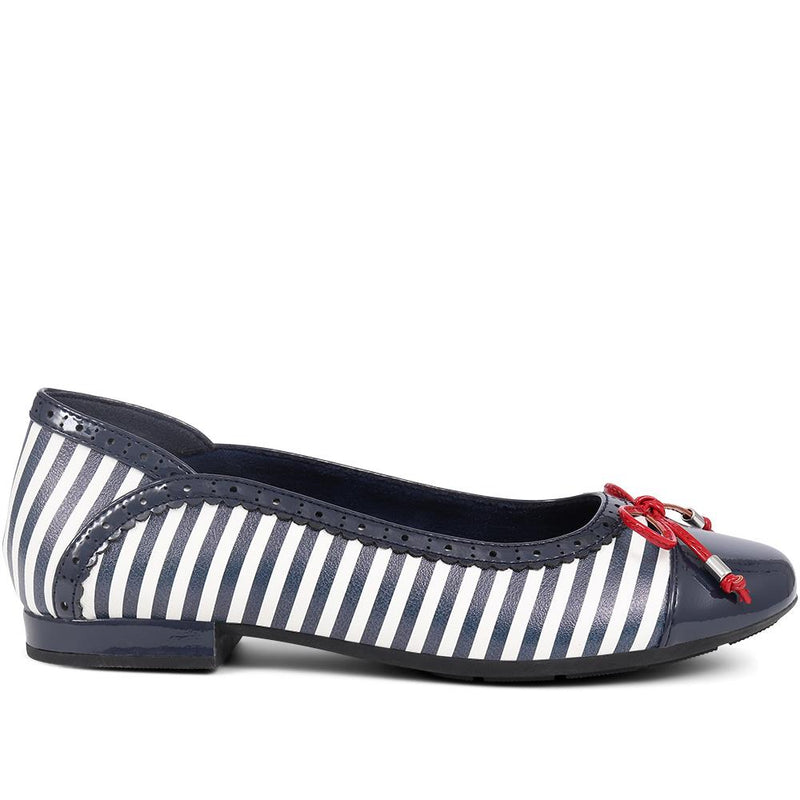 Patterned Ballet Flats  - WBINS39090 / 325 164