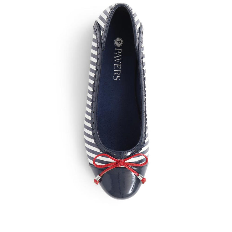 Patterned Ballet Flats  - WBINS39090 / 325 164