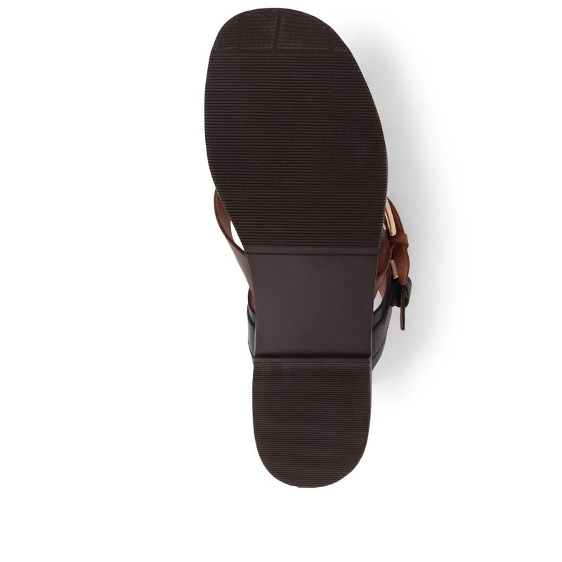 Glint Leather Toe Post Sandals  - GLINT / 325 350