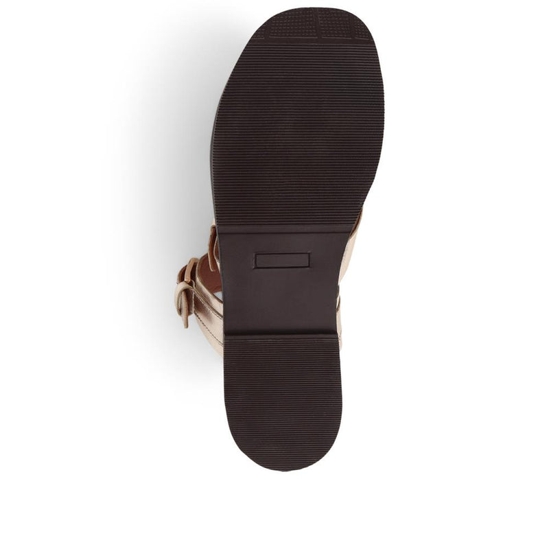 Glint Leather Toe Post Sandals  - GLINT / 325 350