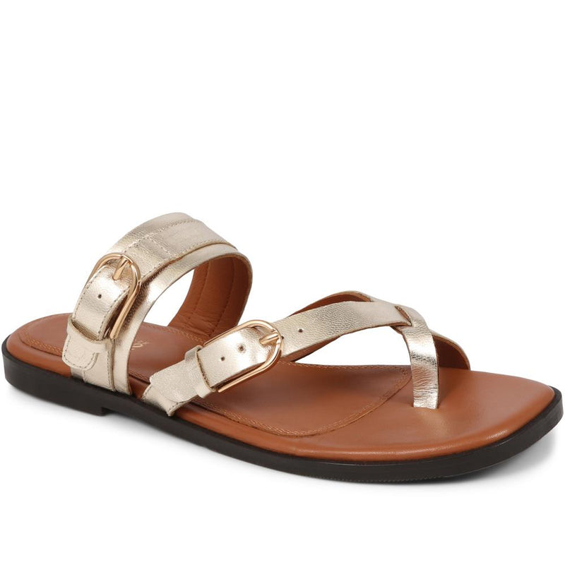 Glint Leather Toe Post Sandals  - GLINT / 325 350