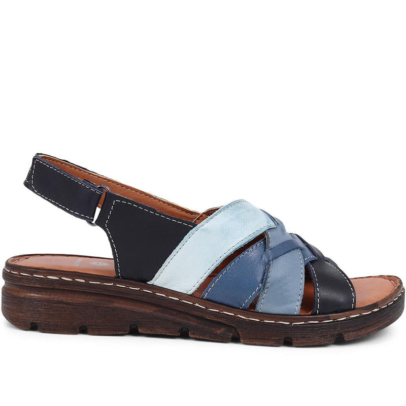 Leather Slingback Sandals - LUCK39005 / 325 569